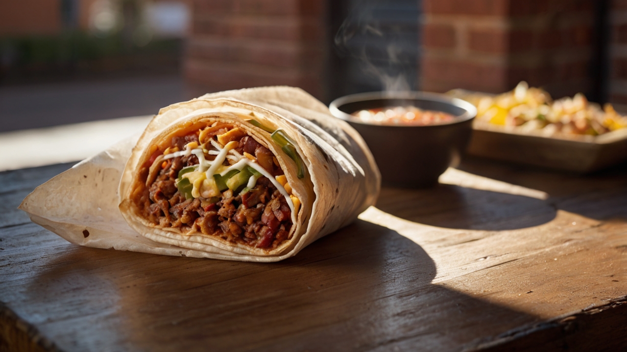 Maple Chipotle Chicken Burrito